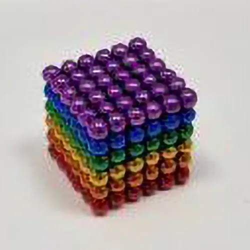 Giocattolo magnetico «Magnetic balls 5mm rainbow color» (Bimivo)