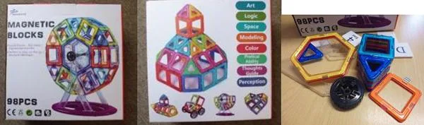 Blocchi magnetici da costruzione «Magnetic Building Blocks» (Jasonwell)