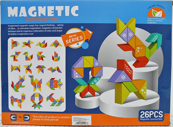 Set di edifici magnetici «Magnetic Construction Blocks» — foto 2 dell'alert A12/01375/23
