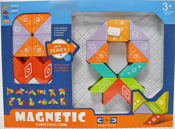 Set di edifici magnetici «Magnetic Construction Blocks» — foto 4 dell'alert A12/01375/23