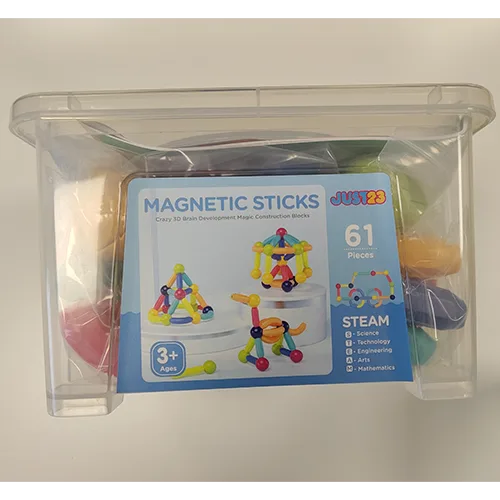 Giocattolo magnetico «Magnetic Sticks 61 pcs» (JUST23)