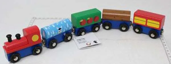 Set di treni magnetici «Magnetic train wagon» (Zebra)