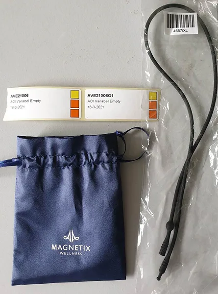 Collana «Magnetix Magnetic necklace with negative ions of skinfriendly silicons» (Magnetix)