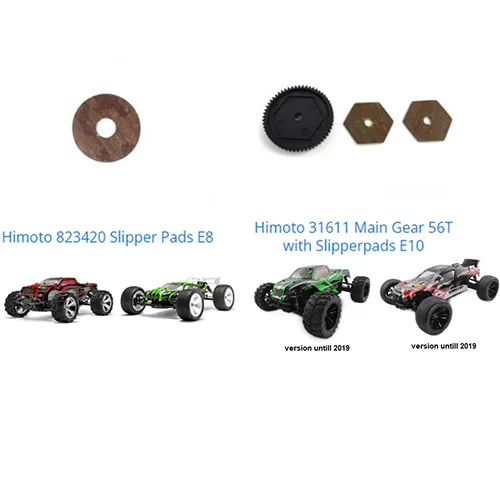 Guarnizione «Main gear 56T, Slipperpad 1p, Slipperpad 4p» (HIMOTO)