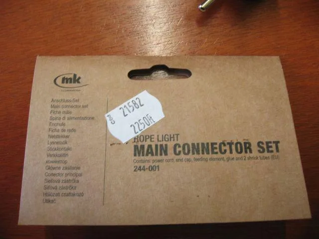 Luce della corda «Mains connector set» — foto 4 dell'alert A12/0558/13