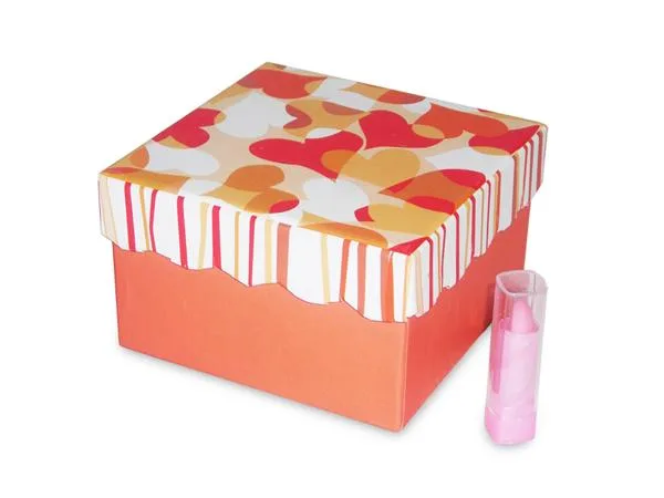 Make-up case – Custodia cosmetica "Beauty Orange heart" (Fun &amp; Colors)