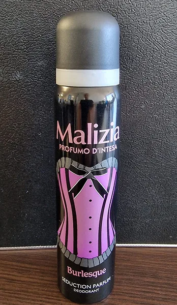 Spruzzo di deodorante «Malizia Profumo D'Intesa Burlesque» — foto 4 dell'alert A12/01518/23