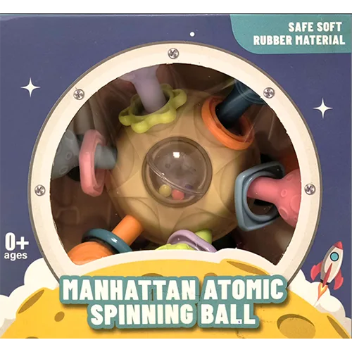 Giocattolo per dentizione «Manhattan Atomic Spinning Ball» — foto 2 dell'alert SR/01802/26