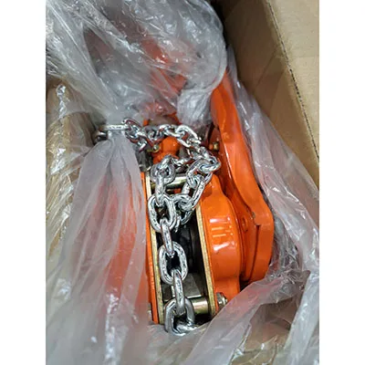 Paranco a catena manuale «Manual Gear Chain Hoist» (Vevor)