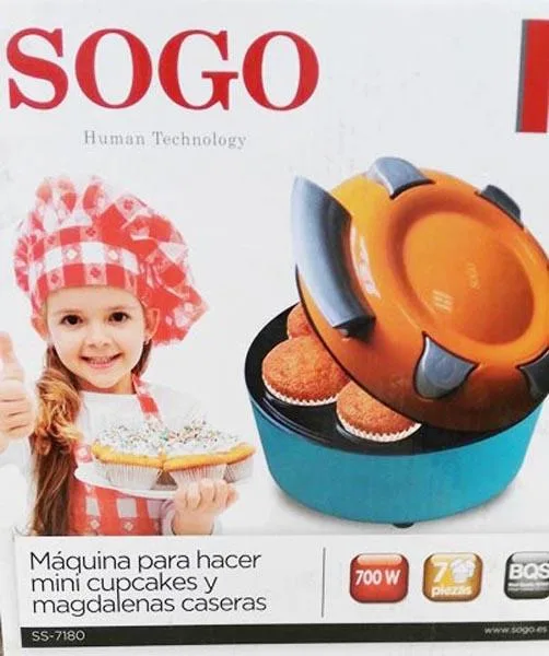 Creatore di cupcake «Máquina para hacer mini cupcakes y magdalenas caseras ('Machine to make home made mini-c…» (SOGO)