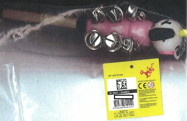 Rattle & #13; & #13; «Maracas Grelots en Bois (Maracas with bells, made of wood)» — foto 2 dell'alert A12/0226/13