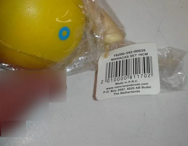Sonaglioni «Maracas set 19 cm» — foto 3 dell'alert A12/0329/17
