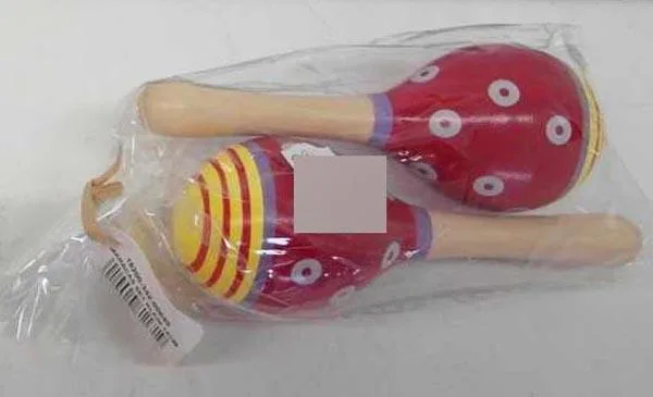 Sonagli «Maracas set  klein 14 cm» (Van Cranenbroek)