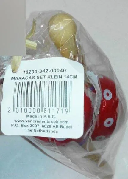 Sonagli «Maracas set klein 14 cm» — foto 3 dell'alert A12/0088/17