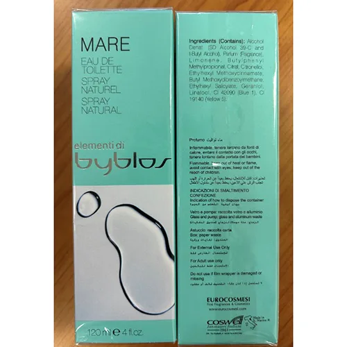 Eau de toilette «Mare» (Elementi di Byblos)