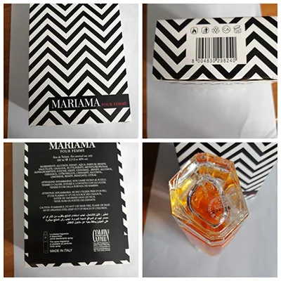 Eau de toilette «MARIAMA» (Comin parfum)