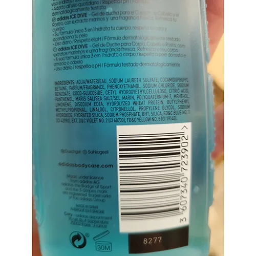 Gel doccia «Marine extract» — foto 2 dell'alert A12/02141/24