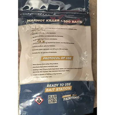 Prodotto antiparassitario «Marmot killer» — foto 2 dell'alert A12/01148/24