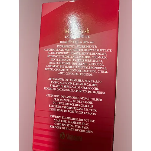 Eau de toilette «Marrakesh» — foto 2 dell'alert SR/02047/25