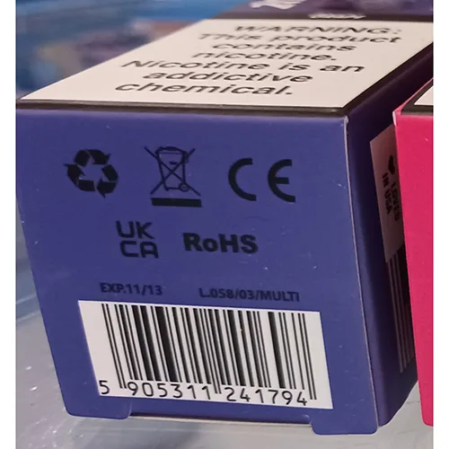Sigaretta elettronica monouso «MARS 9000 GRAPE» (Aroma King)