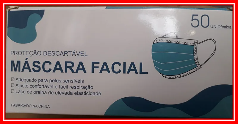 Maschera filtro antiparticolato «Máscara facial» — foto 3 dell'alert A12/01073/20