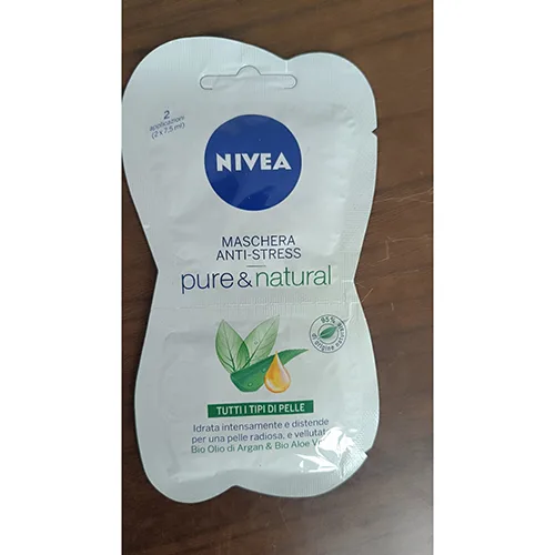 Maschera per il viso «Maschera anti stress pure &amp; natural» (Nivea)