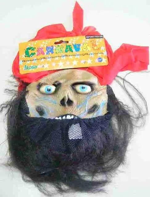 Maschera del cranio pirata "CARNAVAL" &amp; #13; &amp; #13; (Atosa)