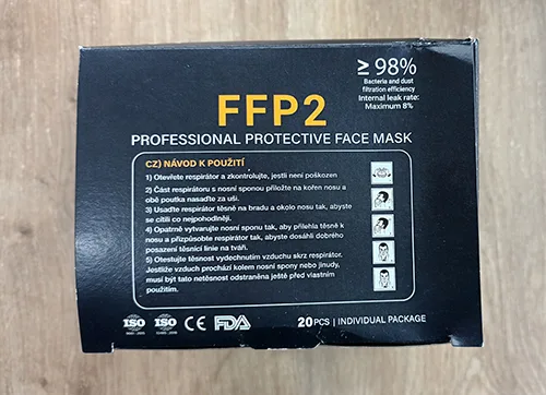 Maschera filtro antiparticolato