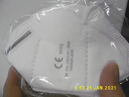 Maschera filtro antiparticolato — foto 4 dell'alert A12/00328/21