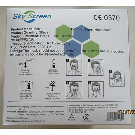 Maschera filtro antiparticolato — foto 4 dell'alert A12/00122/24