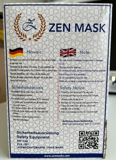 Maschera filtro antiparticolato — foto 2 dell'alert A12/01218/22