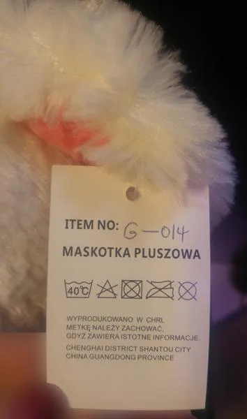 Giocattolo morbido «Maskotka pluszowa» — foto 2 dell'alert A12/0877/19