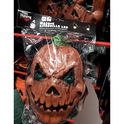 Maschera a LED «MASQUE CITROUILLE LED HAPPY HALLOWEEN» — foto 2 dell'alert A12/00582/24