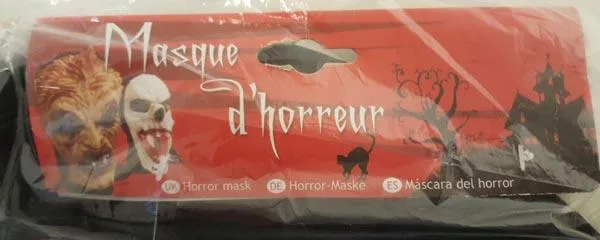 Maschera di fantasia «Masque d'horreur ('Horror mask')» (Unknown)