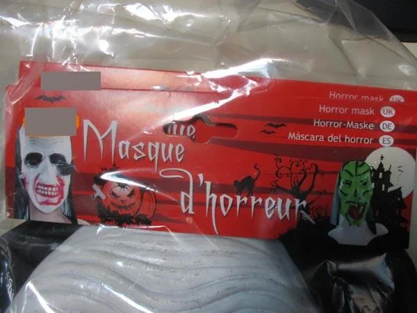 Maschera di fantasia «Masque d'horreur» — foto 2 dell'alert A12/0218/18