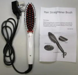 Spazzola per capelli raddrizzante elettrica «Massage Straight Hair Comb» — foto 3 dell'alert A12/00054/21