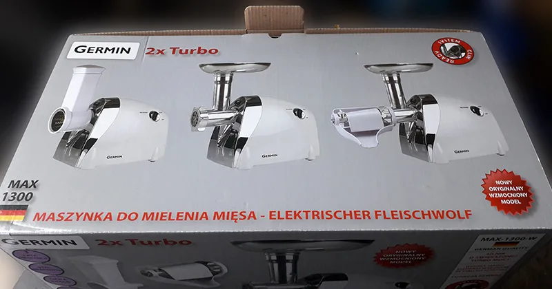 Tritacarne «Maszynka do mielenia miesa / Elektrischer Fleischwolf» — foto 4 dell'alert A12/00193/20