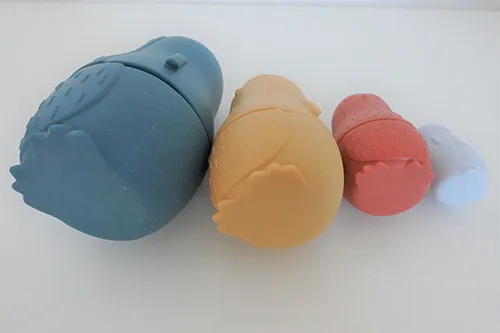 Bambole giocattolo nidificante «Matroschka Puppen Kinder Süß Tier Pinguin Figur Silikon Matrojschka Puppen Russian Nest» — foto 4 dell'alert A12/00033/24