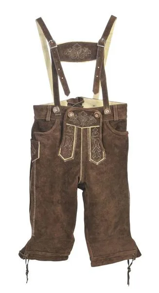 Lederhosen per bambini (pantalone in pelle) «Max» (Unknown)