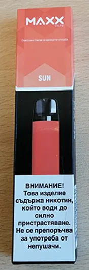 Sigaretta elettronica usa e getta «MAXX Vape» — foto 1 dell'alert A12/00085/22