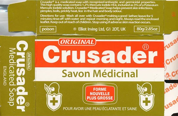 Il sapone «Medicated Soap» (Crusader)