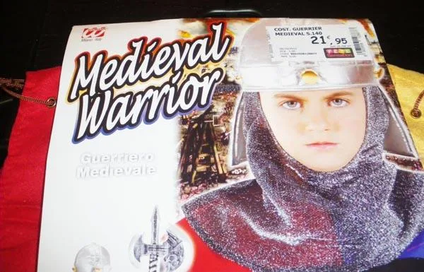 Costume di fantasia per bambini «Medieval Warrior» — foto 2 dell'alert A12/1062/16