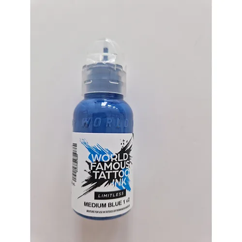 Inchiostro per tatuaggi «Medium Blue 1v2» (WORLD FAMOUS)
