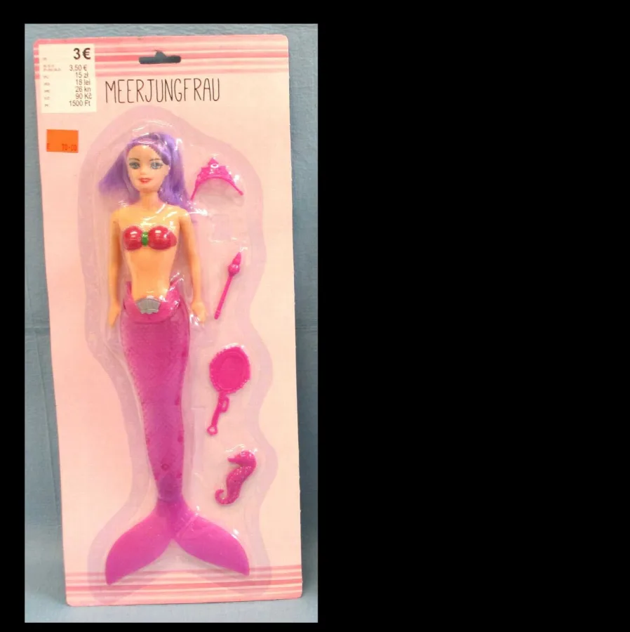 Bambola di plastica «MEERJUNGFRAU»