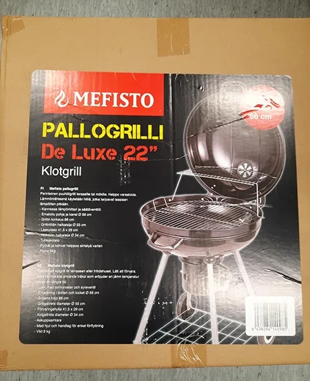 Barbecue «Mefisto De Luxe 22"» — foto 1 dell'alert A12/00320/22