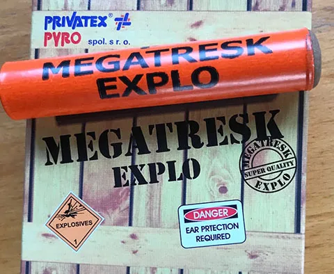 Fuochi d'artificio «Megatresk Explo» (Privatex-Pyro s.r.o.)