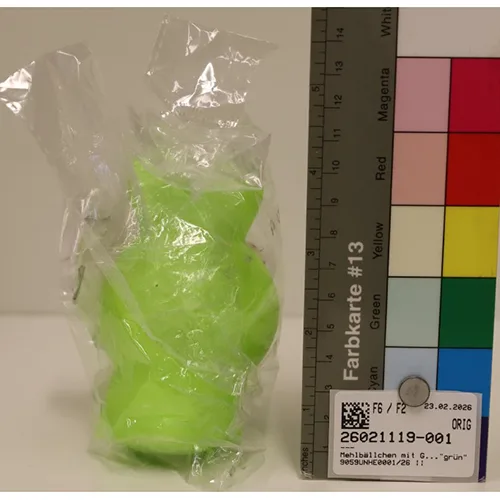 Giocattolo di plastica «Mehlbällchen mit G..."grün"» — foto 2 dell'alert SR/00867/26