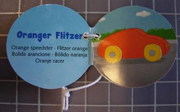 Auto giocattolo in legno «Mein bunter Flitzer ('My Colourful Racer')» — foto 3 dell'alert A12/1259/15