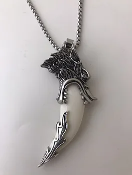 Collana di collane «Men's Faux Wolf Fang Charm Necklace Män Faux Wolf» — foto 1 dell'alert A12/01036/23