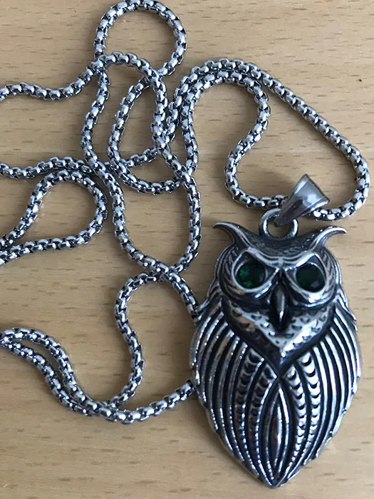 Collana «MENDEL Vintage CZ Owl Necklace Pendant» — foto 1 dell'alert A12/00425/21